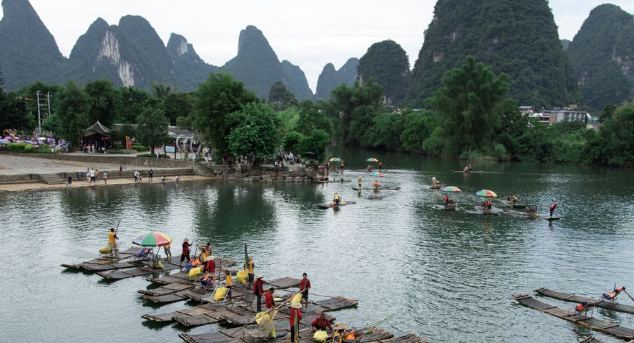 Yangshuo bezoeken Yangshuo bezoeken